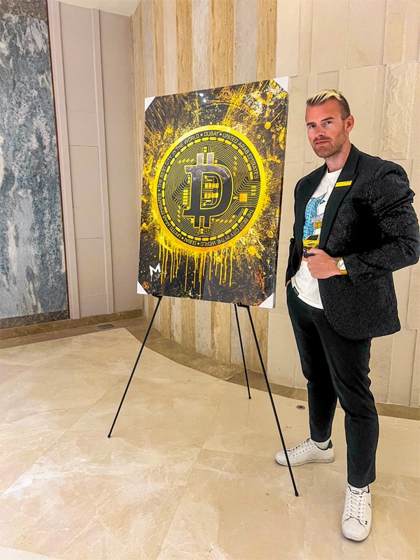 Marco Perner Dubai Bitcoin Artwork